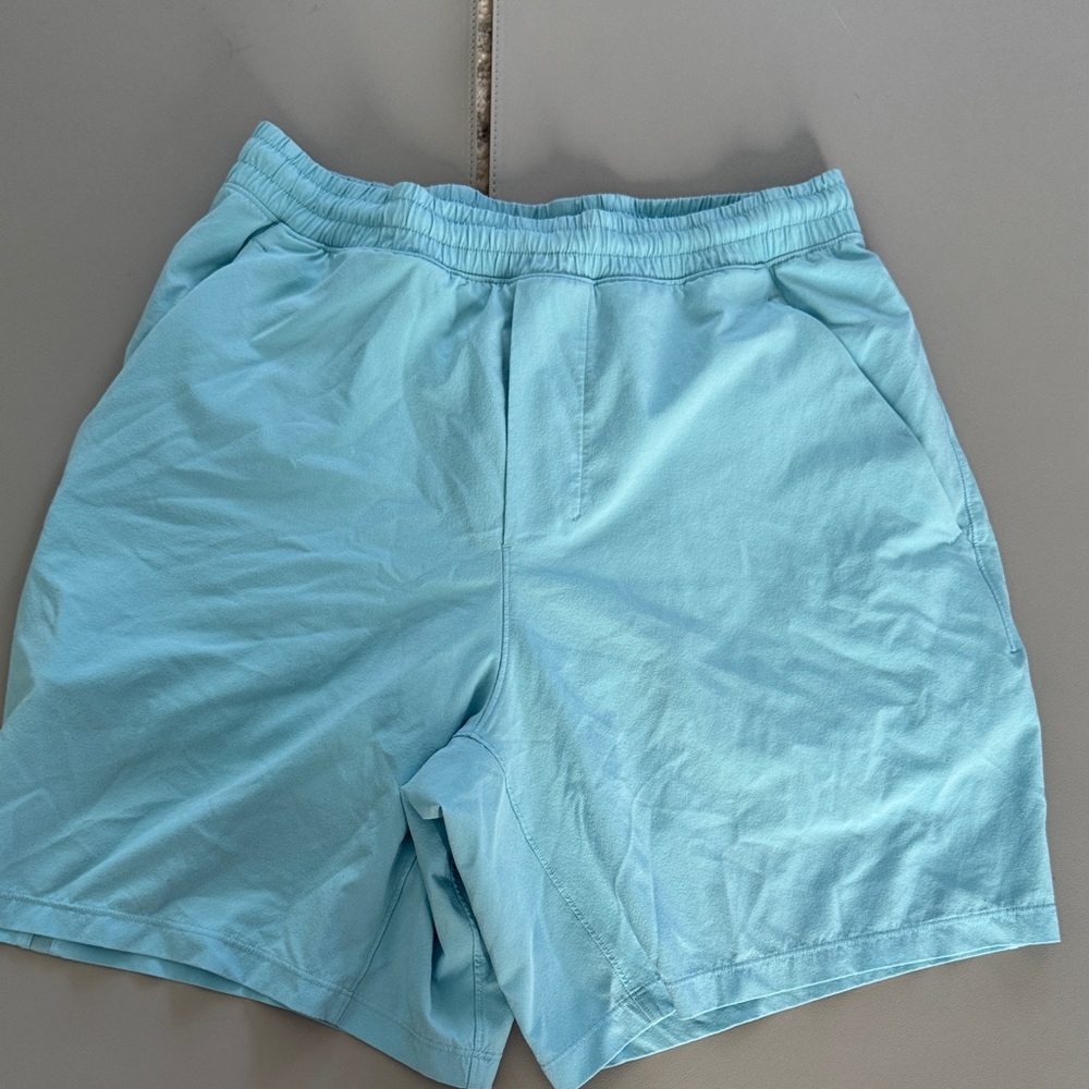 Lululemon Light Blue Lined Athletic Shorts